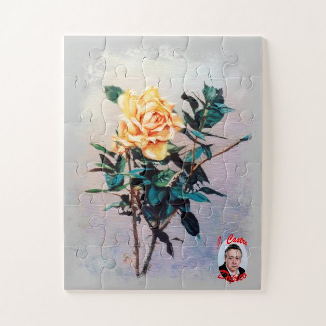 Rosa Puzzle (Vertikal)