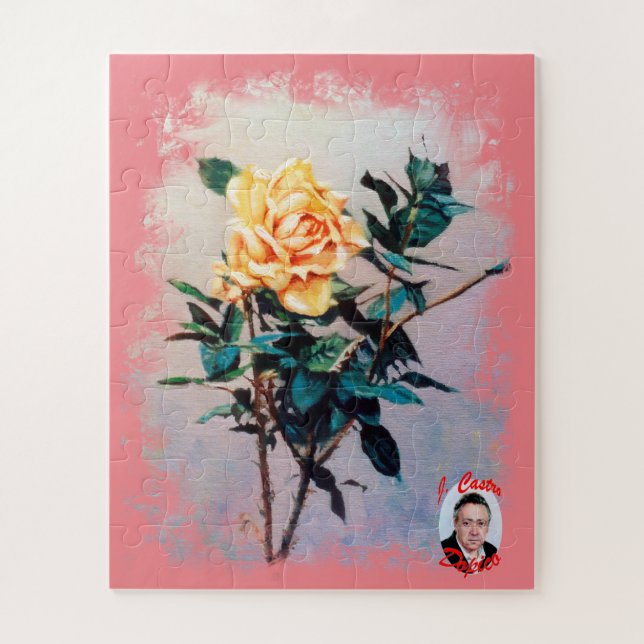 Rosa Puzzle (Vertikal)