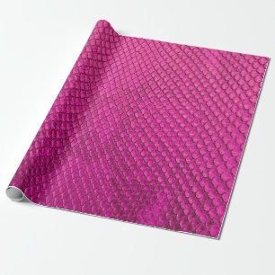 Rosa Python-Schlangenhauttextur Geschenkpapier