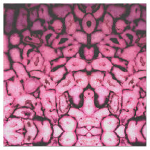 Rosa Quartz Agate Geodes abstraktes Muster