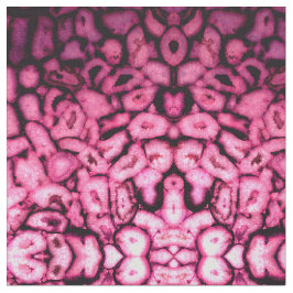 Rosa Quartz Agate Geodes abstraktes Muster Stoff