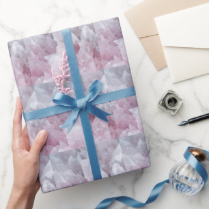 Rosa Quarz Mind Body Spirit Energy Geschenkpapier
