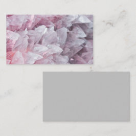 Rosa Quarz Mind Body Spirit Energy Visitenkarte