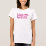 Rosa Queens, letzte Disco Junggeselinnen-Abschied T-Shirt<br><div class="desc">Treten Sie ein in die Retro-Ära mit unserem letzten Bachelorette-T - Shirt zum Thema Disco. Eingebettet in den Begriff "tanzende Königinnen", ist dieses heiß rosa Tee ein lustiges, funky essenziell für Ihre Junggeselinnen-Abschied-Crew. Es verkörpert ein schlichtes und modernes Design mit einem glänzenden Diskokuballprint, der an diese wahnsinnigen Tage erinnert. Die...</div>