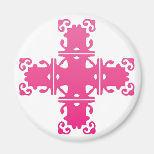 rosa Quermagnet Magnet