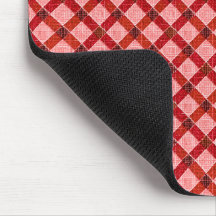 Rosa Quertartan kariert mit leichtem, rauem Relief
