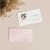 Rosa Quinceanera 15. Geburtstag