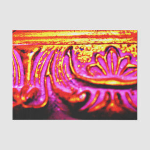 Rosa Rahmen Seidenpapier