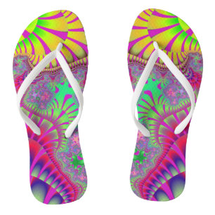 Rosa Rainbow Melt Flip Flops