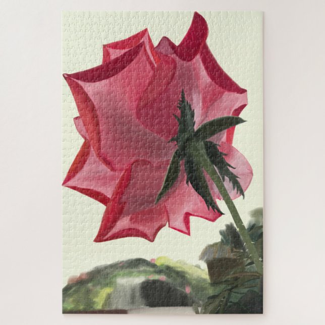 Rosa-Rätsel in Rosa Puzzle (Vertikal)