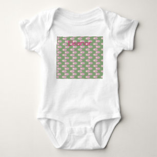 Rosa Raumschiffe Baby Strampler