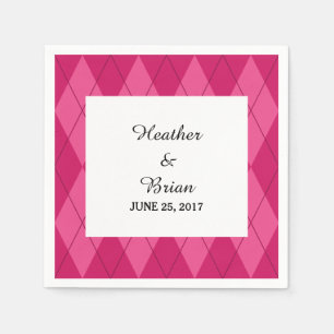 Rosa Raute Papier Napkins Serviette