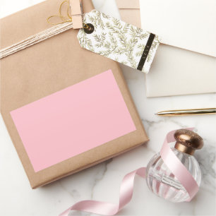 rosa rechteckiger aufkleber