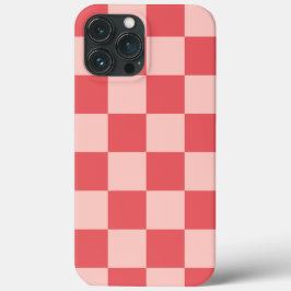 Rosa Red Checkered Gingham Pattern Case-Mate iPhone Hülle