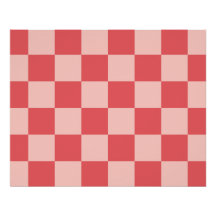 Rosa Red Checkered Gingham Pattern