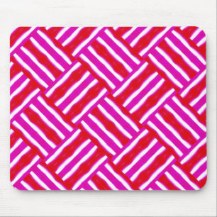 Rosa Red Woven Mousepad