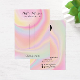 Rosa Regenbogen Einhorn Schmuck Haarclip-Display