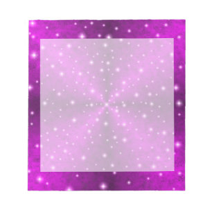 Rosa Regenbogen in der Optik des Skin Leder Notizblock