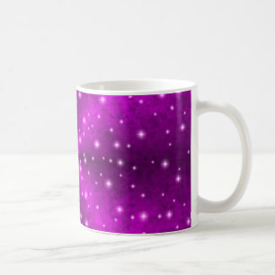 Rosa Regenbogen in der Optik des Skin Leder Tasse