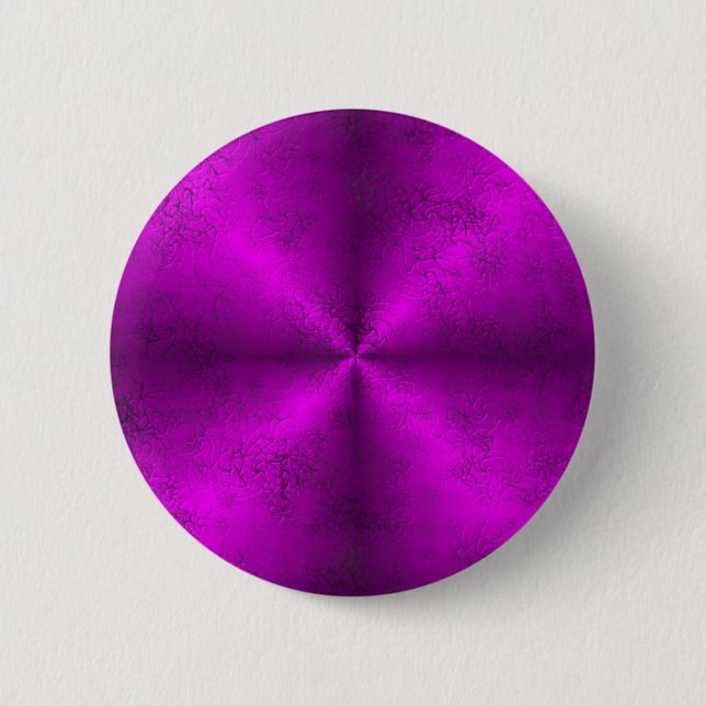 Rosa Regenbogen in Elephant Skin Leder Optik Button (Vorderseite)