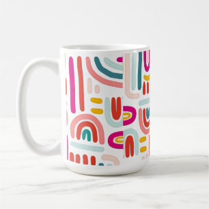 Rosa Regenbogen-Tasse – Süße, weiche Pastell-Kaffe Kaffeetasse