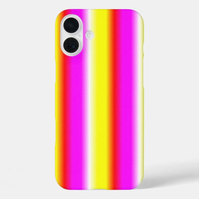 Rosa Regenbogenstreifen Case-Mate iPhone Hülle (Rückseite)