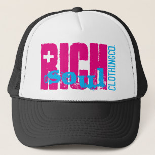 Rosa reicher Hut Truckerkappe
