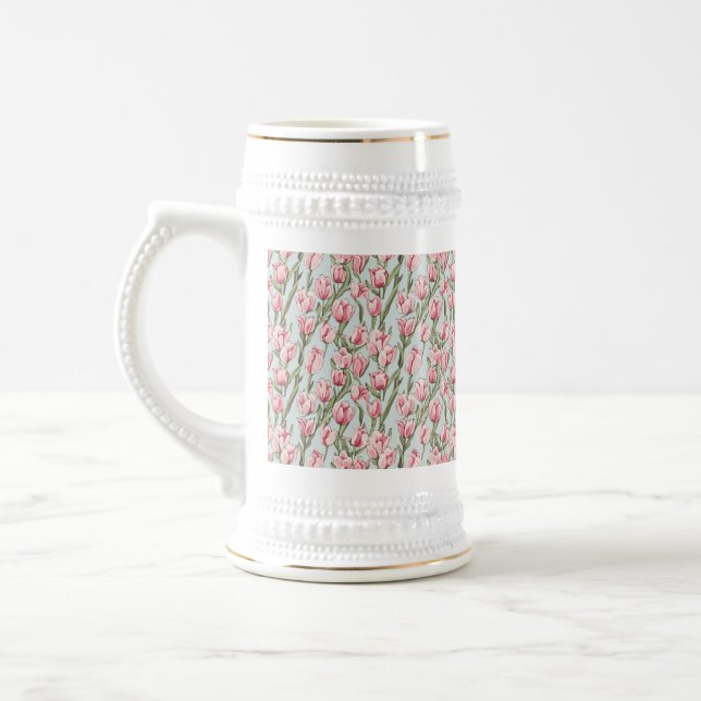 Rosa Reihe Serenität Bierglas (Links)