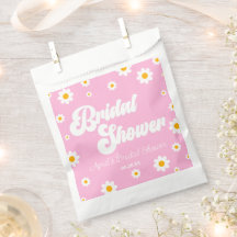 Rosa Retro Daisy Blume Brautparty