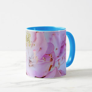 Rosa Rhododendron-Blume Tasse
