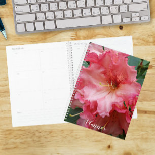 Rosa Rhododendron-Blüte Floral Planer