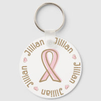 Rosa Ribbon Brustkrebs Name Jillian