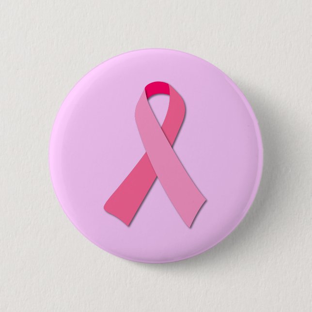 Rosa Ribbon Button (Vorderseite)