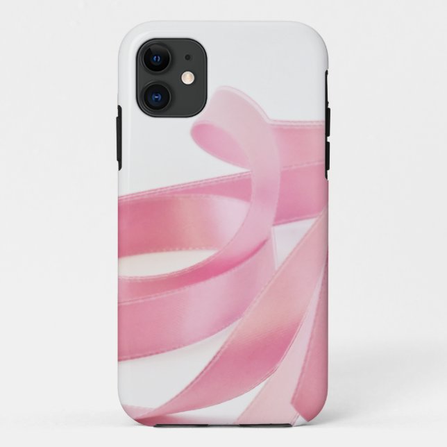 Rosa Ribbon Case-Mate iPhone Hülle (Rückseite)