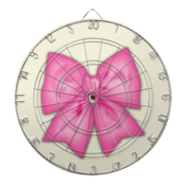 Rosa Ribbon Dartscheibe (vorne)