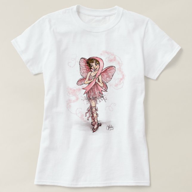 Rosa Ribbon Fairy T - Shirt (Design vorne)