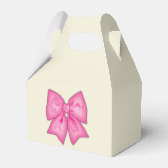 Rosa Ribbon Geschenkschachtel (Vorderseite)