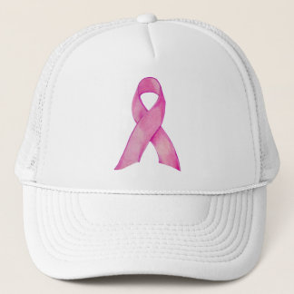 Rosa Ribbon-Hut Truckerkappe