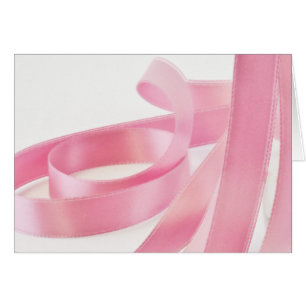 Rosa Ribbon-Karte