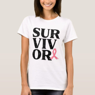 Rosa Ribbon Krieger Brustkrebs Bewusstsein Frauen T-Shirt