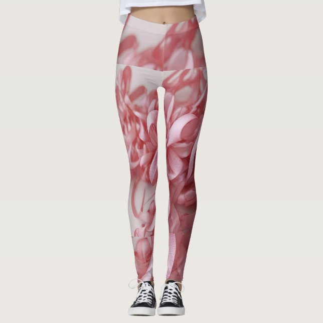 Rosa Ribbon-Legierung Leggings (Vorderseite)