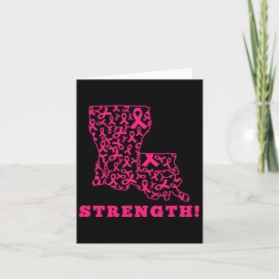 Rosa Ribbon Louisiana La Breast Cancer Fight Suppl Karte