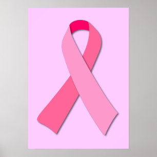 Rosa Ribbon Poster