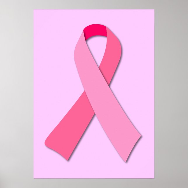 Rosa Ribbon Poster (Vorne)