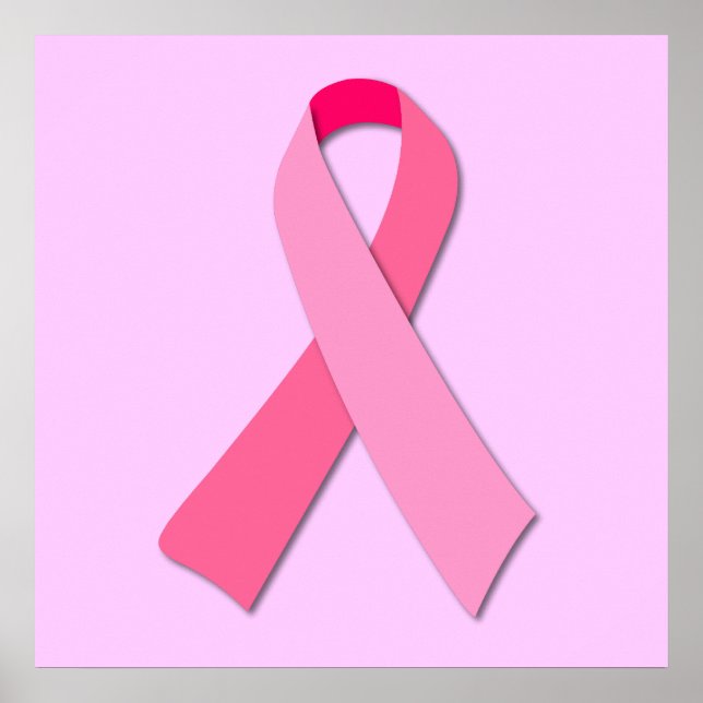 Rosa Ribbon Poster (Vorne)