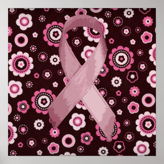 Rosa Ribbon Poster