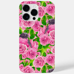 Rosa Robin und Rose Case-Mate iPhone 14 Pro Max Hülle