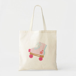 Rosa Rollerskate Taschen-Tasche Tragetasche