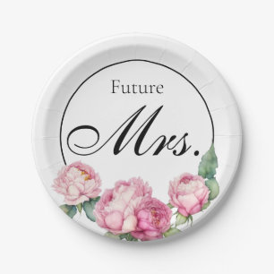 Rosa Rosa Blüten Rosa Rosen Pappteller