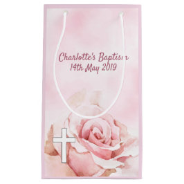 Rosa Rosa Blütenrötung Kleine Geschenktüte